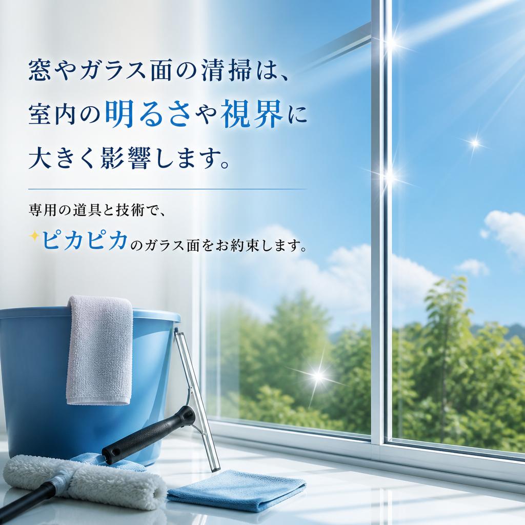 ガラスクリーニングの重要性