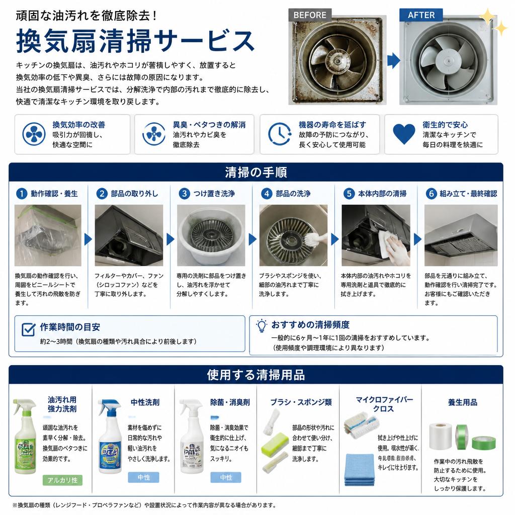 清掃サービスの内容