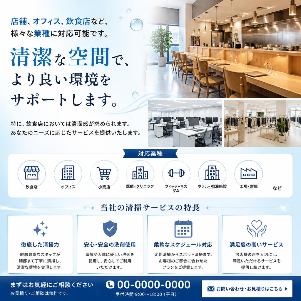幅広いお客様に対応
