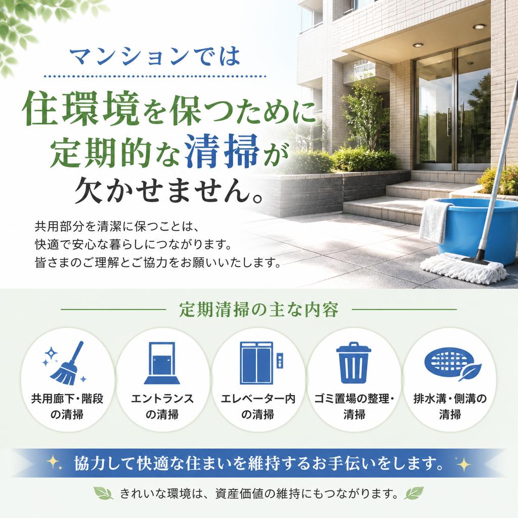 5. マンション管理と定期清掃の役割
