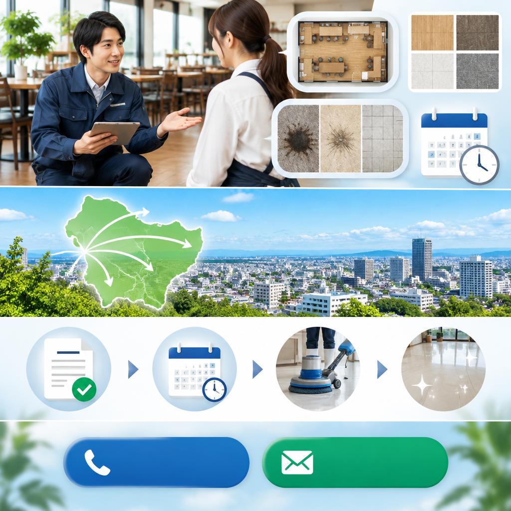 床の美しさを保つ第一歩。まずはお気軽にご相談ください
